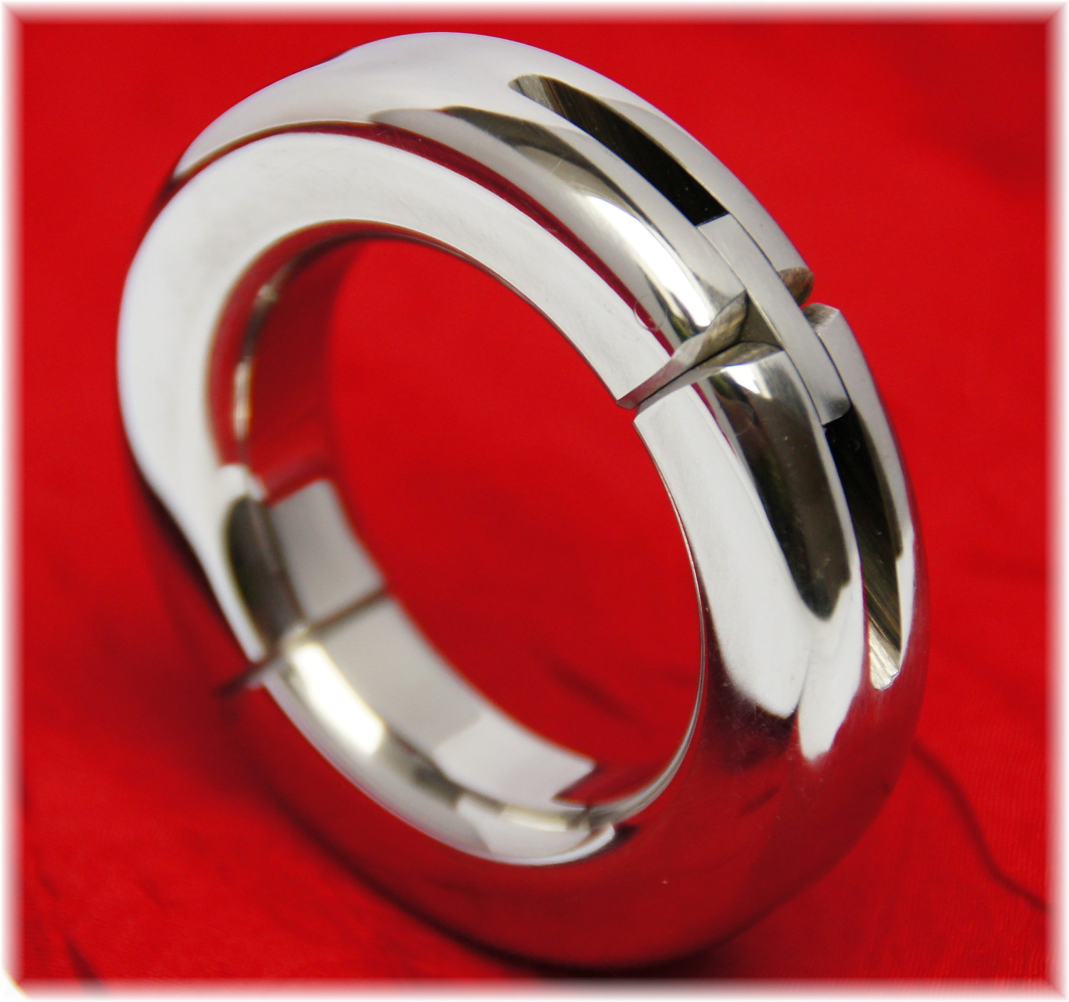 Buy Stainless Steel Teardrop Cock Ring - 55mm