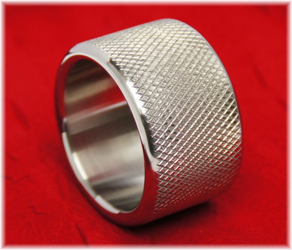 Stainless Steel Cock Ring Rippled