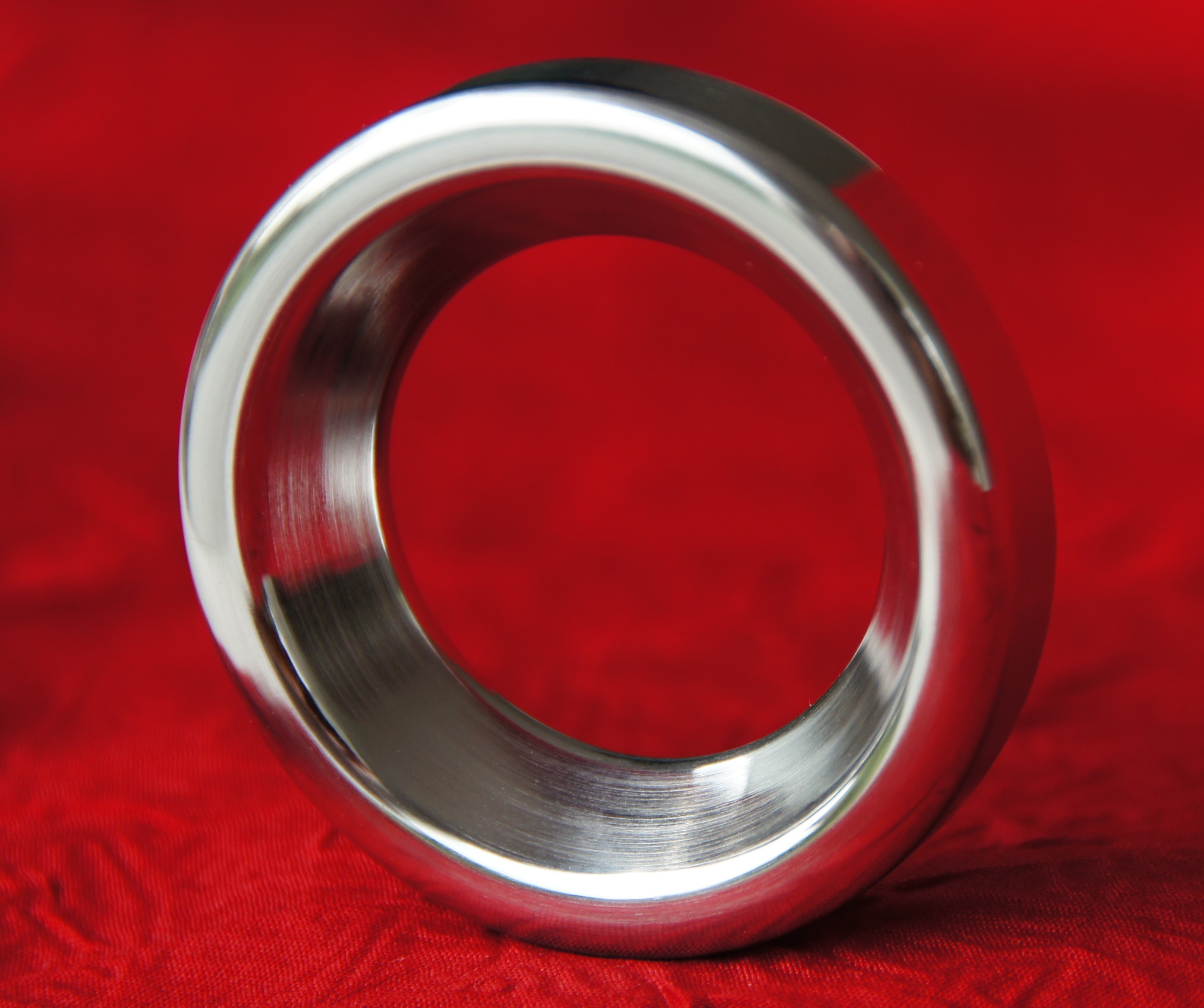 Buy Stainless Steel Teardrop Cock Ring - 55mm