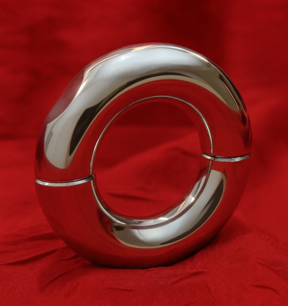Runder Edelstahl C-Ring teilbar