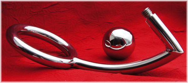 Heavy Cock Ring with threaded ball