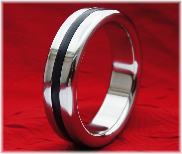 Stainless Steel Cock Ring with Application
